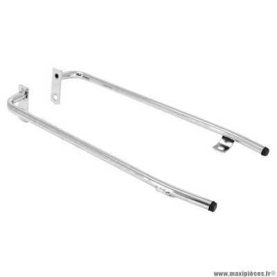 Tringles de repose pieds pour cyclo Peugeot 103 sp (2ème version) chrome (x2)