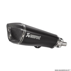 Pot Akrapovic pour maxi-scooter piaggio 500 mp3 lt, hpe 2008-2020 (silencieux seul black) (s-pi5so1-hraassbl) (homologué CE)