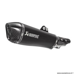 Pot Akrapovic pour maxi-scooter kymco 550 ak 2017-2020 (silencieux seul black) (s-ky5so1-hraassbl) (homologué CE)