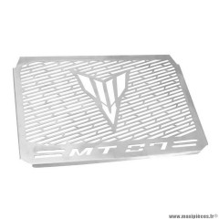 Grille de radiateur Avoc pour moto yamaha 700 mt-07 inox gris avec motif