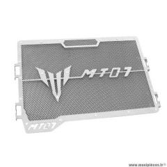 Grille de radiateur Avoc pour moto yamaha 700 mt-07, tracer inox grille noir avec motif