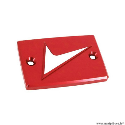 Couvercle de maitre-cylindre Avoc pour moto yamaha 700 mt-07 alu cnc anodisé rouge avec motif