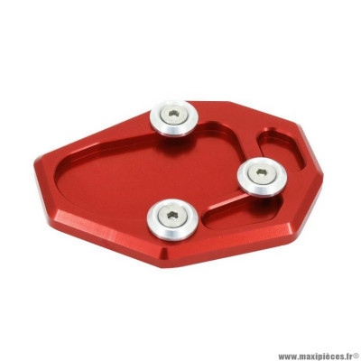 Extension-agrandisseur béquille Avoc pour moto yamaha 700 mt-07, 600 xj6, fz6 alu cnc anodisé rouge