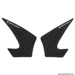 Autocollant réservoir antidérapant Avoc pour moto Yamaha 700 mt-07 noir avec motif (x2)