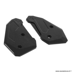 Protection platine repose-pied Avoc pour moto yamaha 700 mt-07 alu cnc anodisé noir (x2)