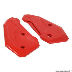 Protection platine repose-pied Avoc pour moto yamaha 700 mt-07 alu cnc anodisé rouge (x2)