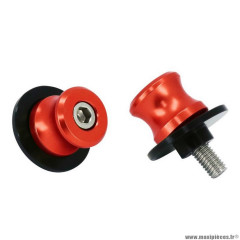 Diabolo Avoc pour moto yamaha 700 mt-07 m8 alu anodisé rouge (x2)