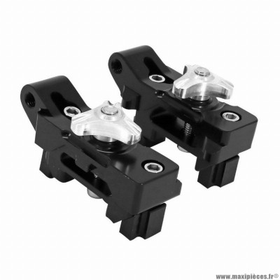 Tendeur-ajusteur de chaine Avoc pour moto yamaha 700 mt-07 alu cnc anodisé noir (x2)