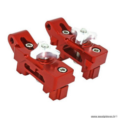 Tendeur-ajusteur de chaine Avoc pour moto yamaha 700 mt-07 alu cnc anodisé rouge (x2)