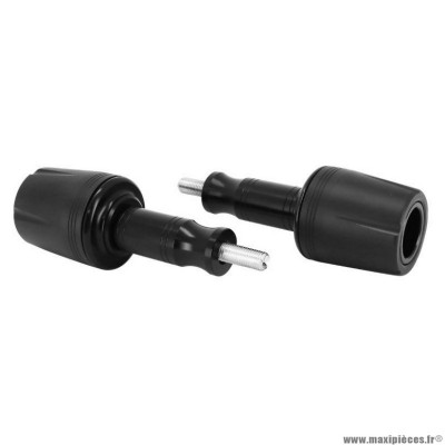 Tampon de protection Avoc pour maxi-scooter Honda 750 x-adv alu noir diamètre 10mm (x2)