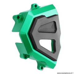 Protège-cache pignon Avoc pour moto Kawasaki 900 z900 alu cnc anodisé noir-vert