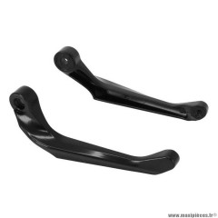 Protège levier frein-embrayage Avoc pour moto Kawasaki 900 z900, 650 z650 alu anodisé noir-vert (x2)