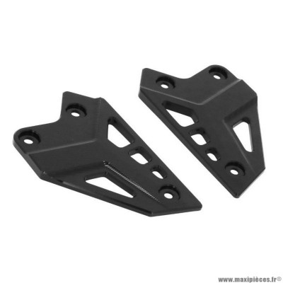 Protection platine repose-pied Avoc pour moto Kawasaki 900 z900 alu cnc anodisé noir (x2)