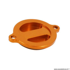 Couvercle-bouchon filtre à huile Avoc pour moto ktm 125 duke alu cnc anodisé orange