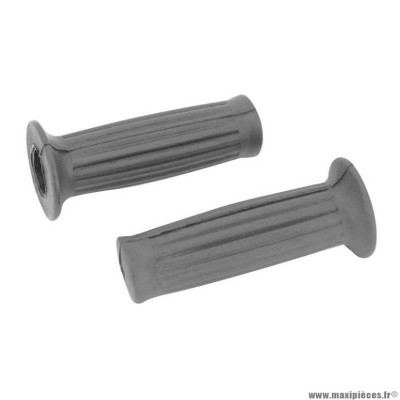 Revêtement poignée pour cyclo Peugeot-mbk-malaguti gris (diamètre 22-25mm long 105mm) (x2)