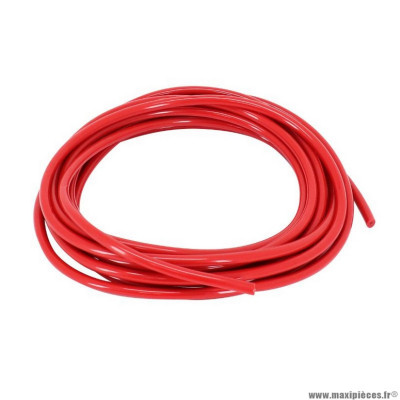 Fil de bougie diamètre 6 mm rouge (5 m)