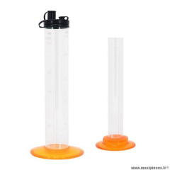 Doseur-éprouvette pmma gradue transparent 100 ml et 500 ml (kit)