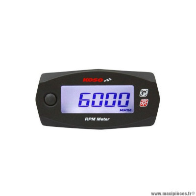 Compte tours digital marque Koso mini 4 15000 trs-min (69, 8x34, 4x17, 2 mm)