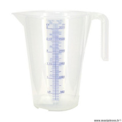 Doseur-broc marque Pressol en polypropylène gradue transparent 3l