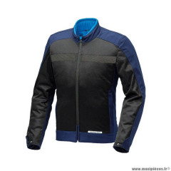 Blouson moto printemps-été marque Tucano Urbano homme urban network noir bleu foncé étanche t50 (2xl) certifie ce-classe a (selon la directive en17092)