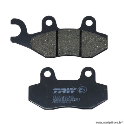 Plaquette de frein pour Peugeot 125 geopolis, satelis avant - arrière, 500 satelis arrière, 125 vivacity avant - kymco 50 agility avant roues 10 + 12 pouces, 125 agility avant (mcb582 lc)