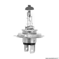 Ampoule-lampe halogène h4 12v 60-55w culot p43t blanc (projecteur)