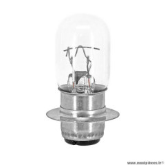 Ampoule-lampe standard 12v 25-25w culot p15d-25-1 norme t19 blanc (projecteur)