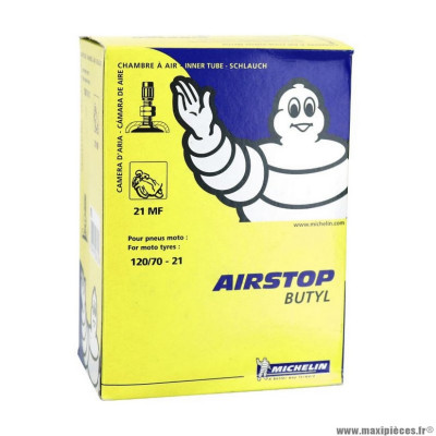 Chambre à air marque Michelin 21'' 120-70-21 21mf airstop valve tr4