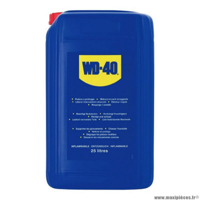 Lubrifiant multifonction marque WD-40 classique (bidon 25 l)