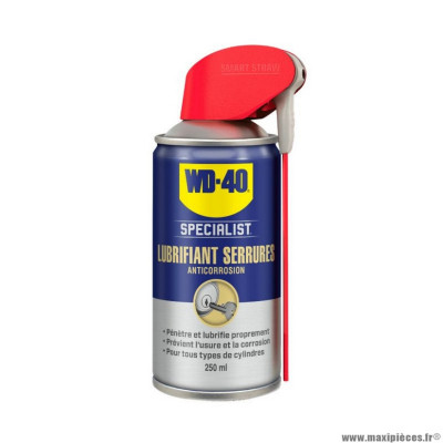 Lubrifiant serrure marque WD-40 specialist (250ml)