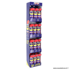 Lubrifiant multifonction marque WD-40 double position (1 présentoir de 24 aérosols 200ml)