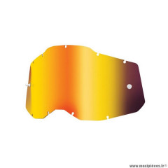 Ecran masque-lunettes cross 00% adulte strata 2, racecraft 2, accuri 2 miroir-iridium rouge anti-buée-anti-rayures