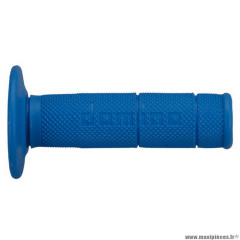 Revêtement poignée marque Domino pour moto off road 1150 bleu closed end 120mm (x2)