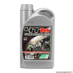 Huile moteur 4 temps marque Minerva Oil pour maxi-scooter-moto 4tm synthèse 10w30 (1l) (100% made in france)