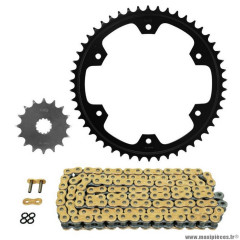 Kit chaine Afam pour Triumph 900 tiger gt-rally-pro après 2021 525 16x50 (diamètre couronne 167-190-8.5) (démultiplication origine)