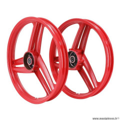 Jante cyclo 17'' type grimeca pour Peugeot 103 sp, mvl rouge (x2)