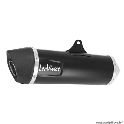 Pot maxi-scooter sbk nero Leovince pour yamaha 500 tmax 2008-2011 (coupelle carbone) (sans catalyseur) (homologué CE) (14013)