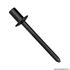 Rivet Akrapovic pour silencieux inox diamètre 3 mm longueur 8, 5 mm noir
