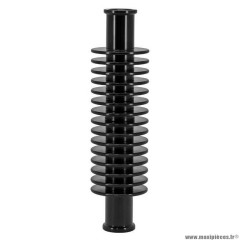 Radiateur-refroidisseur de durite d'eau marque Replay alu cnc noir forme rond (133 x 35 mm, fixation durite 17 mm)