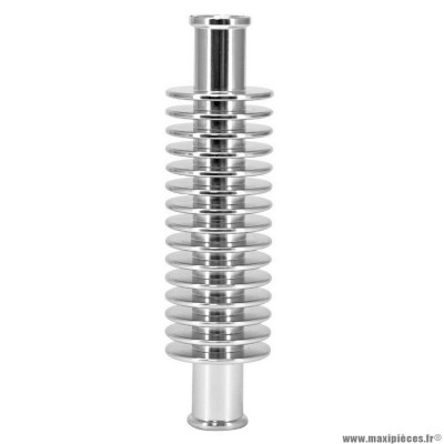 Radiateur-refroidisseur de durite d'eau marque Replay alu cnc alu forme rond (133 x 35 mm, fixation durite 17 mm)