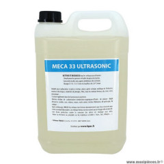 Détergent nettoyeur-bac ultrasons professionnel meca33 5l (pièces motos et pièces vélos) (dilution 2%)