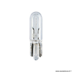 Ampoule standard marque Osram 12v 2w t5 culot w2x4, 6d wedge blanc (x10)
