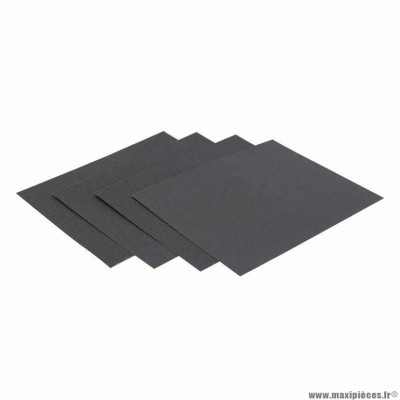 Papier a poncer marque HPX p80 x1, p120 x2, p180 x1 (230mm x 280mm) (lot de 4 feuilles)