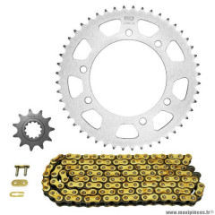 Kit chaine Afam pour rieju 50 smx 2002-2004 420 11x48 (diamètre couronne 105-125-8.5) (démultiplication origine)