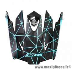 Visière Casque Moto Cross marque NoEnd Origami Light Blue SC15