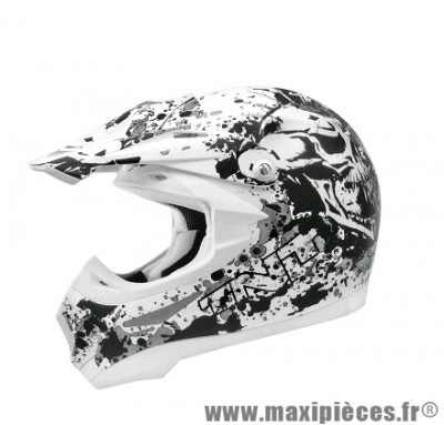 Casque Moto Cross marque TNT Helmets Dead Head SC05 taille XS (53-54cm)