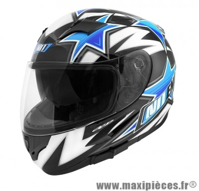 Casque Intégral marque NoEnd Star By OCD Blue SA36 double visière taille M (57-58cm)
