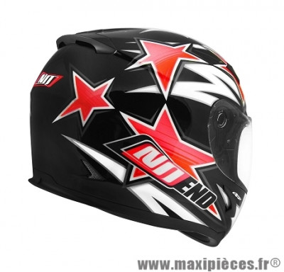 Casque Intégral marque NoEnd Star By OCD Red SA36 double visière taille L (59-60cm)
