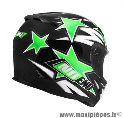 Casque Intégral marque NoEnd Star By OCD Green SA36 double visière taille M (57-58cm)
