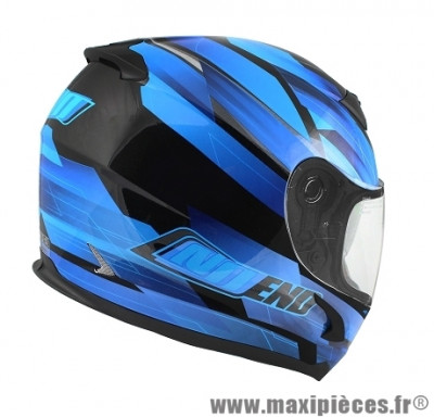 Casque Intégral taille S marque NoEnd Race By OCD Blue SA36 double visière (55-56cm)